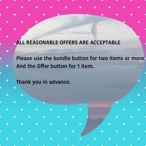 Reasonable offers.